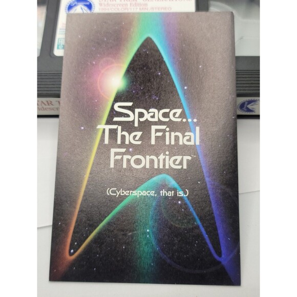 Sealed Vintage Star Trek Generations Wideacreen VHS Tape 1995 - Picture 8 of 9